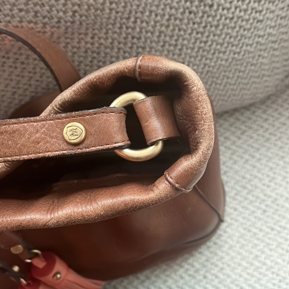 Massimo Dutti Leather crossbody bag - Picture 6 of 11